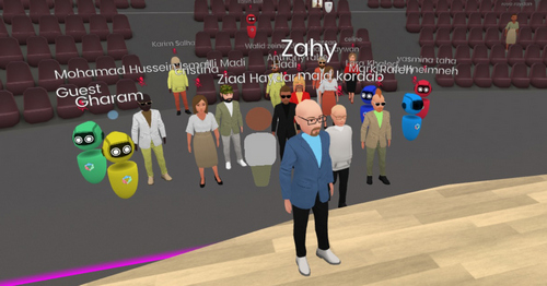 Metaverse Learning: Pioneering Innovation in Times of Crisis Dr. Zahy Ramadan turns to the virtual realm to give classes, reconnect and provide hope to his students.